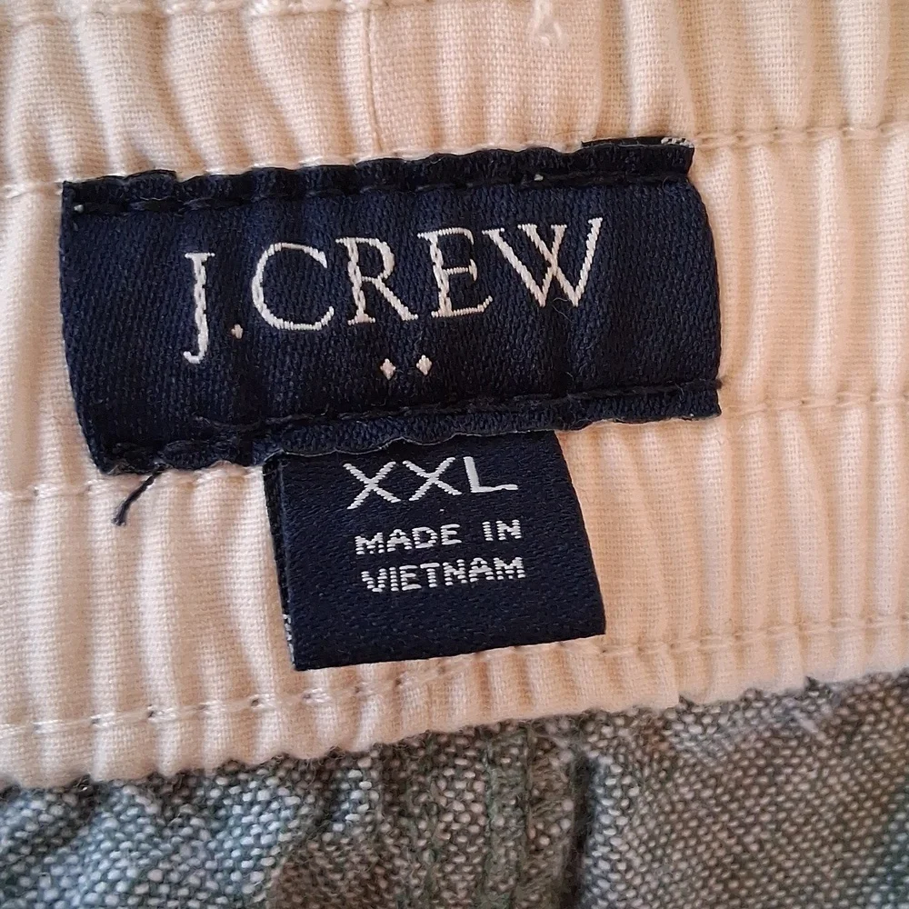 J. Crew Gray GreenMen's Shorts Linen Blend Size XXL